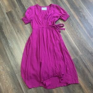 Maeve faux wrap dress